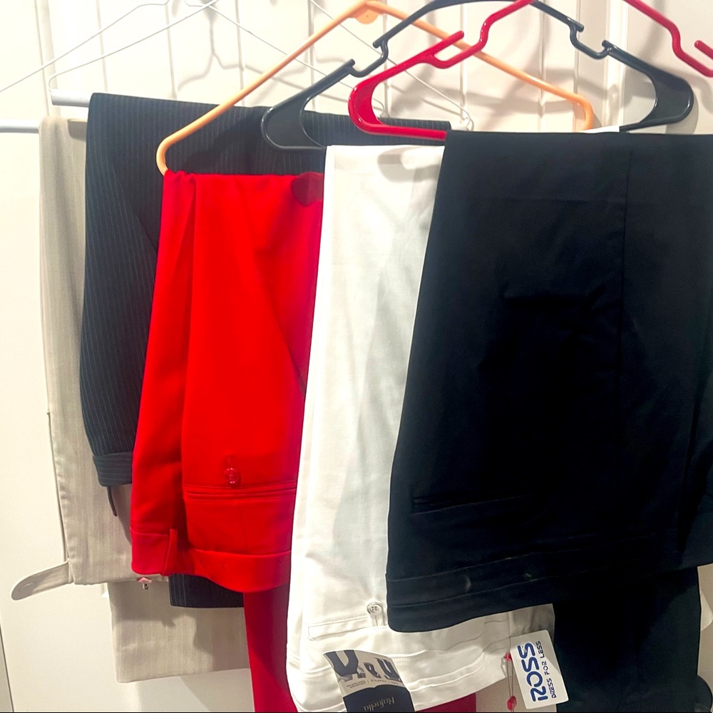 7 pairs of dress pants 14/16